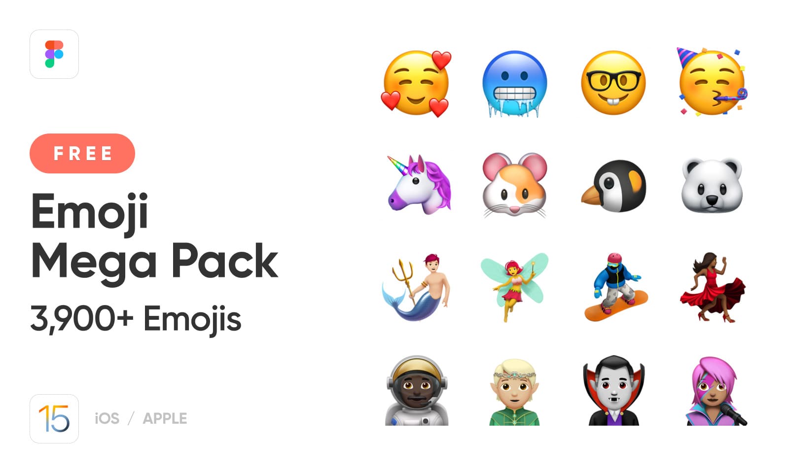 emoji-mega-pack-3900-ios-apple-emojis-free-figma-template